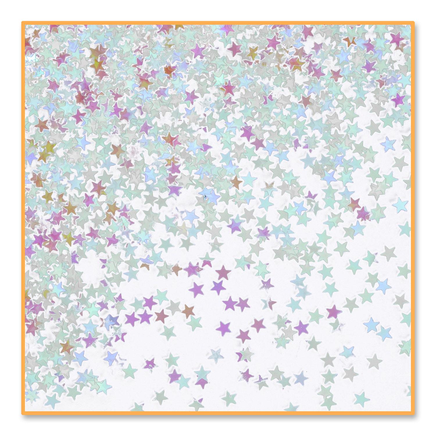 Beistle Iridescent Party Stars Confetti (0.5 Oz/Pkg)