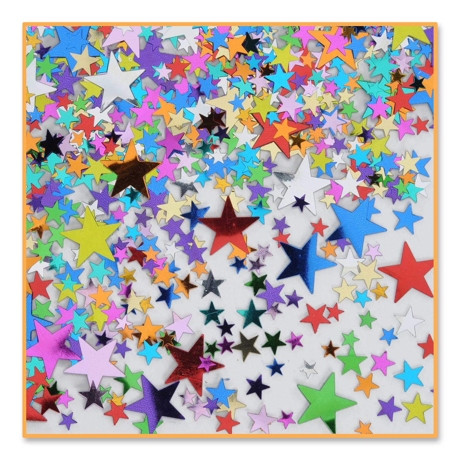 Beistle Pretty Party Stars Confetti (0.5 Oz/Pkg)