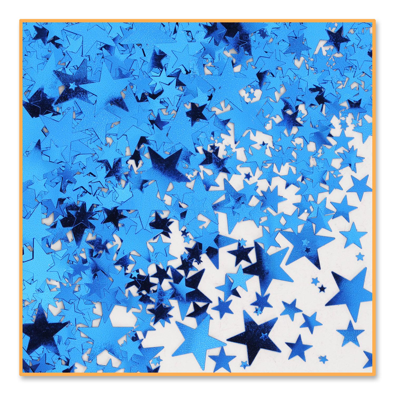 Beistle Blue Party Stars Confetti (0.5 Oz/Pkg)