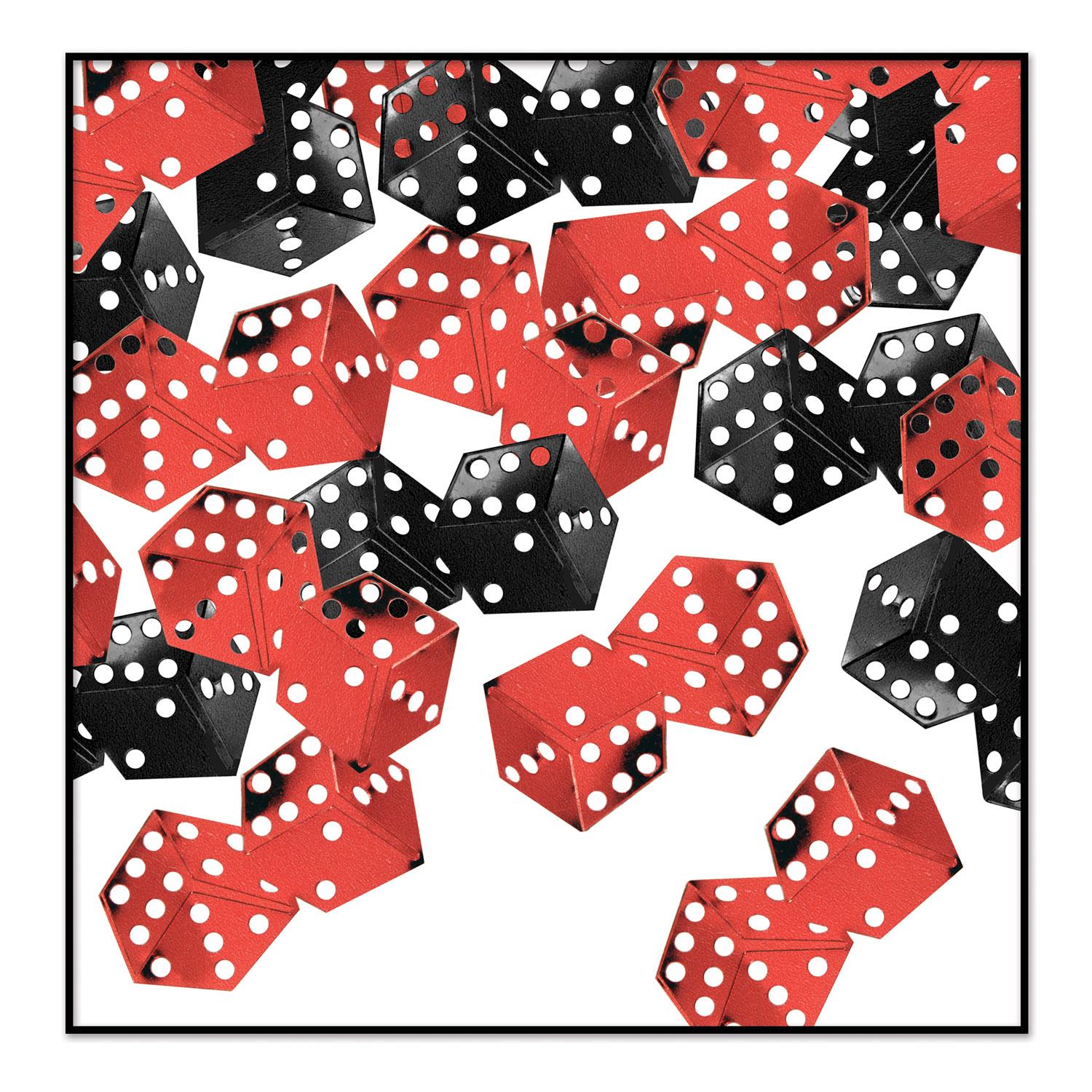 Beistle Dice Party Confetti (0.5 Oz/Pkg)