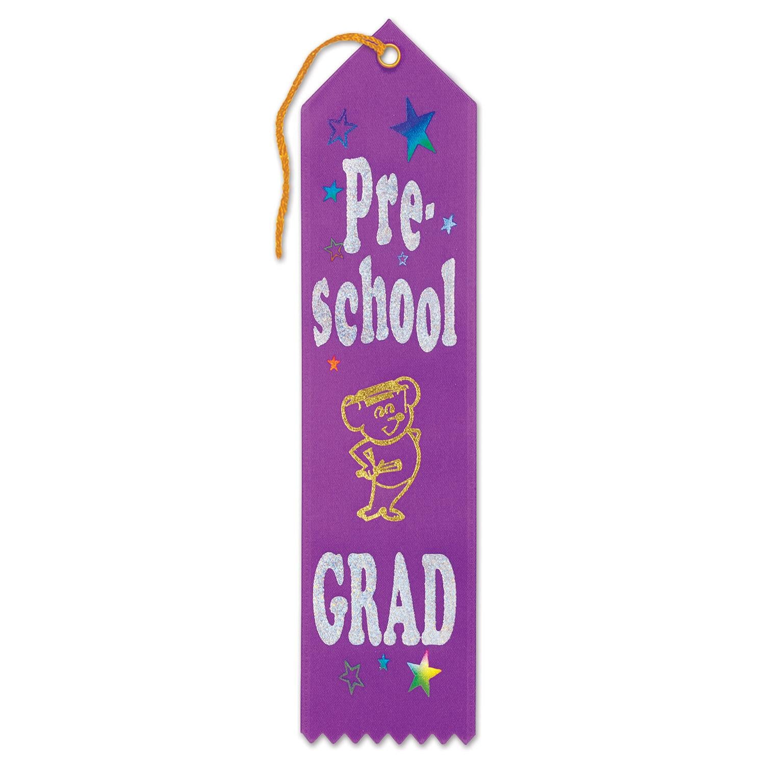 Beistle Pre-School Grad Graduation Party Award Ribbon