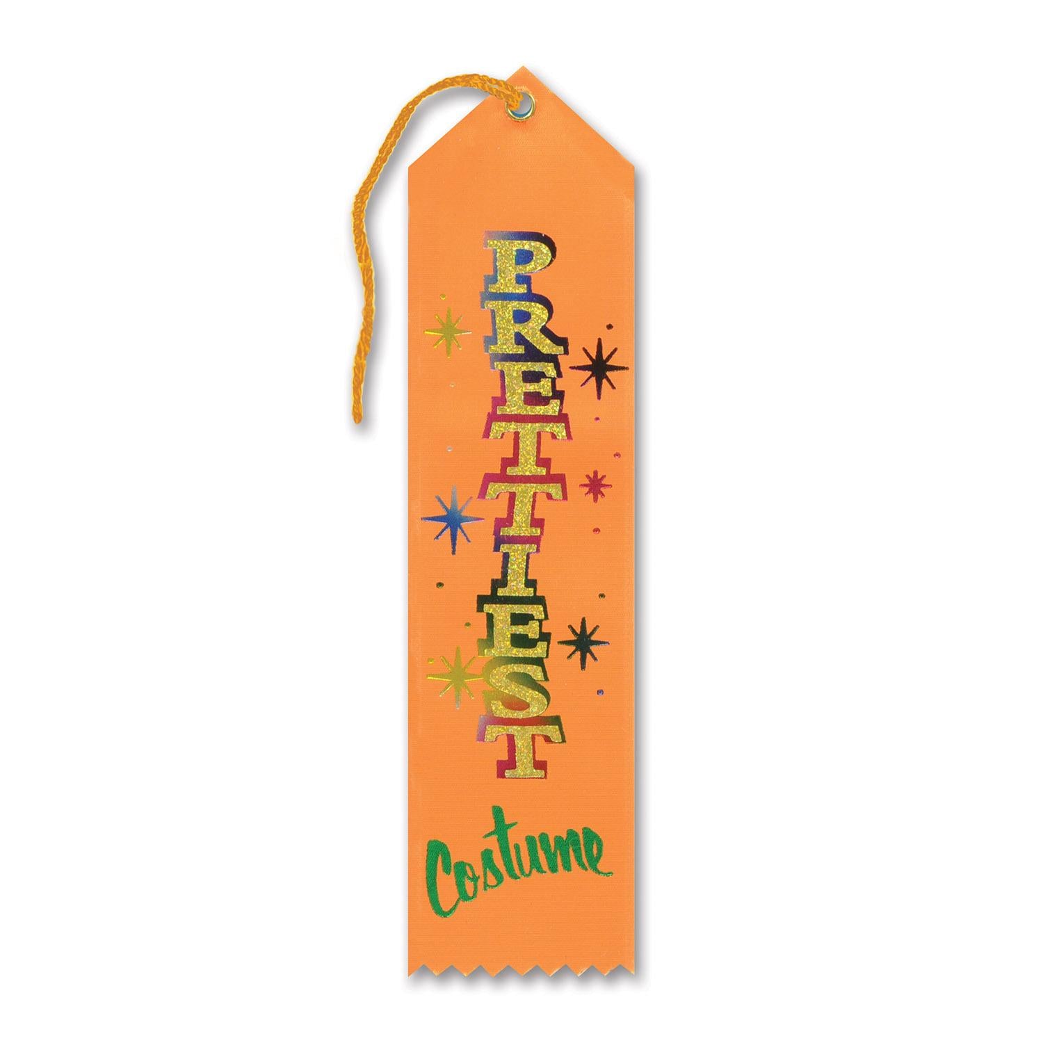 Beistle Halloween Prettiest Costume Award Ribbon