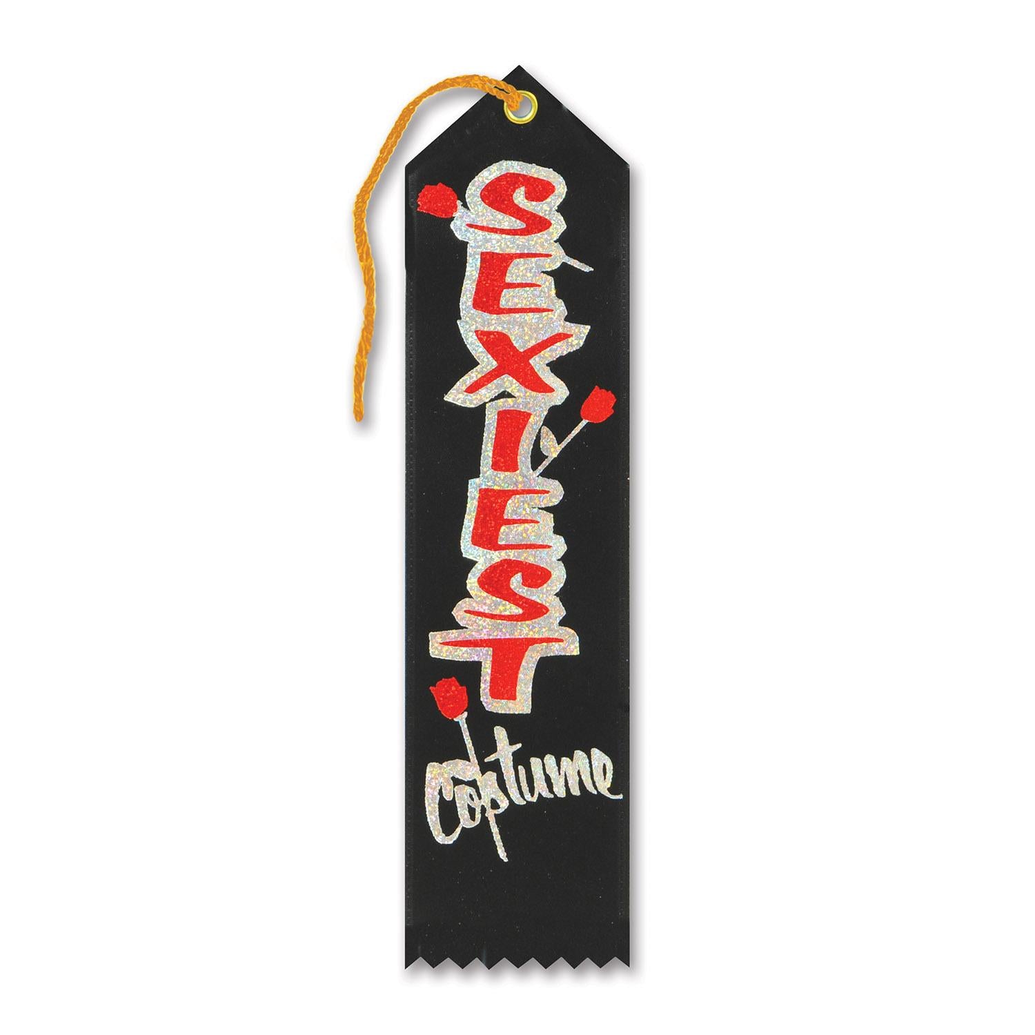 Beistle Halloween Sexiest Costume Award Ribbon