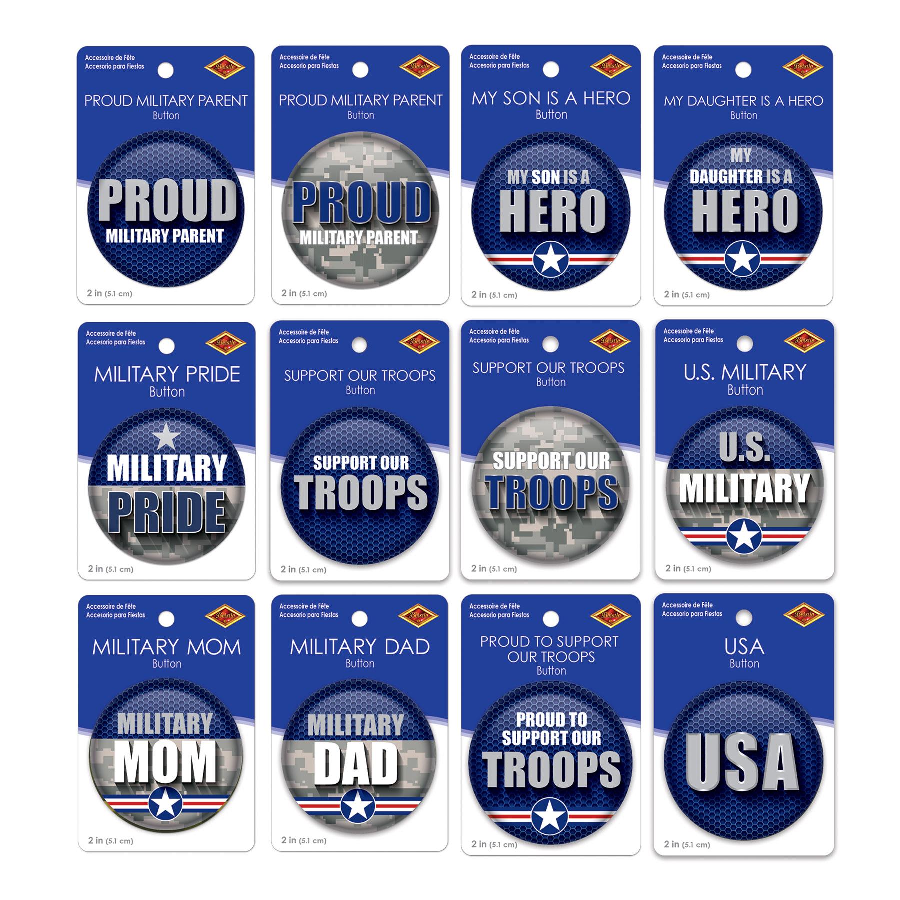 Air Force Military Appreciation Counter Display - 108 Pieces