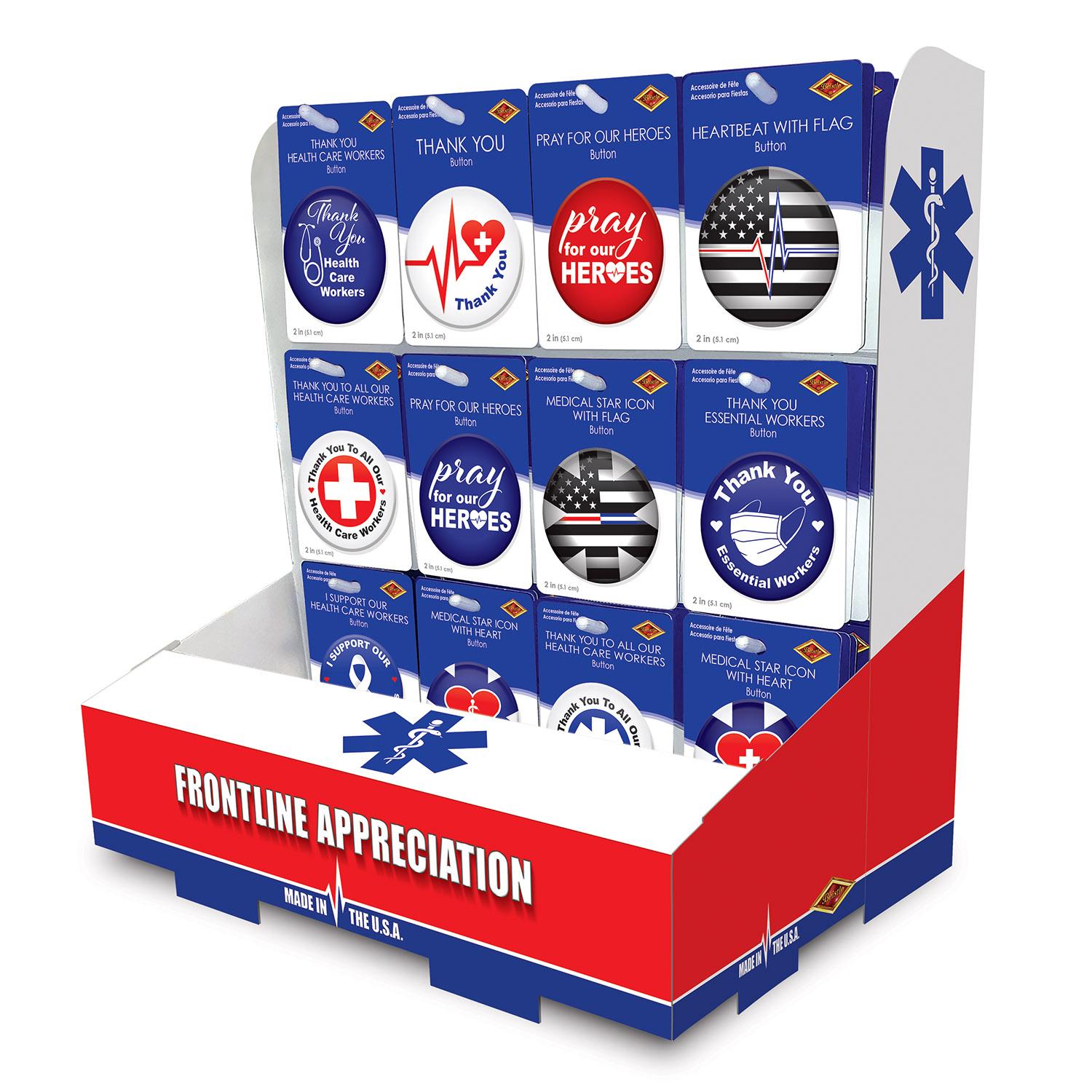 Beistle Frontline Appreciation Counter Display - 108 Pieces