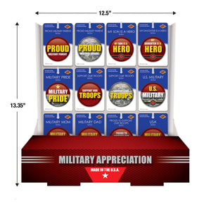 Military Appreciation Counter Display - Each