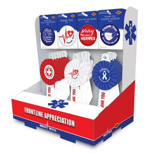 Beistle Frontline Appreciation Counter Display - 54 Pieces