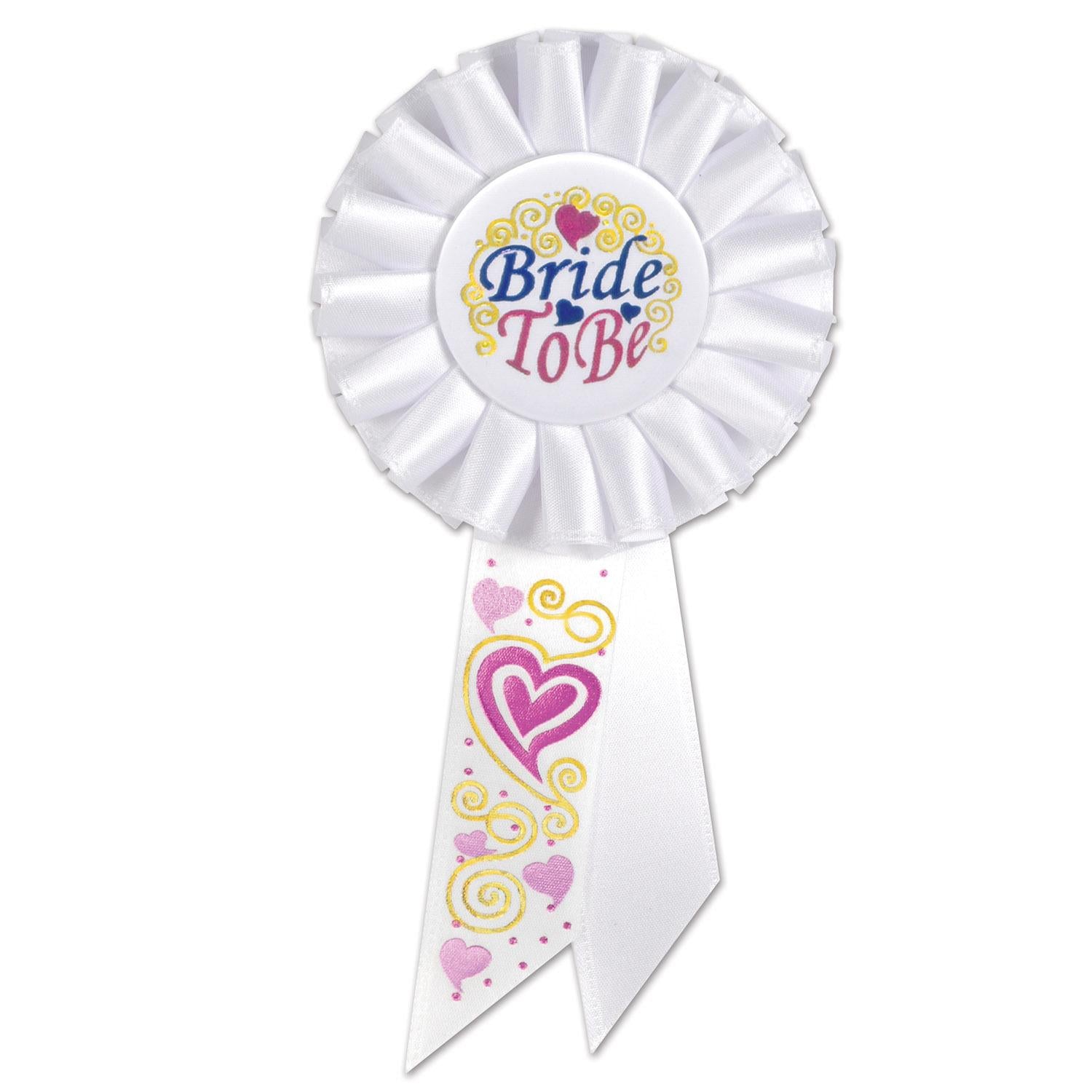 Beistle Bride To Be Rosette