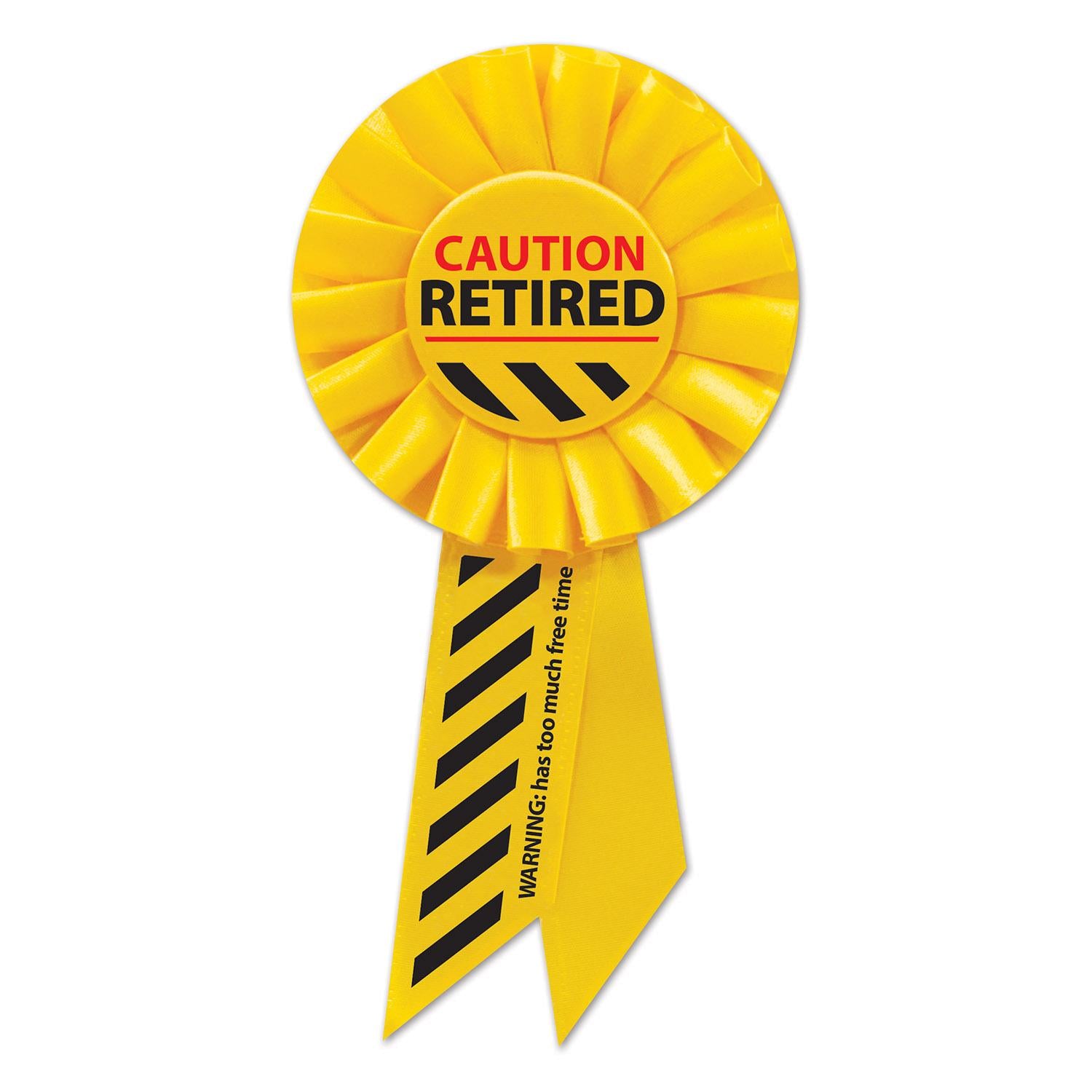 Beistle Caution Retired Rosette