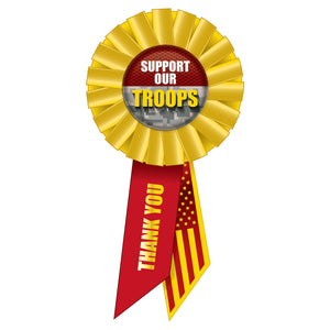 Beistle Support Our Troops Rosette- Marines