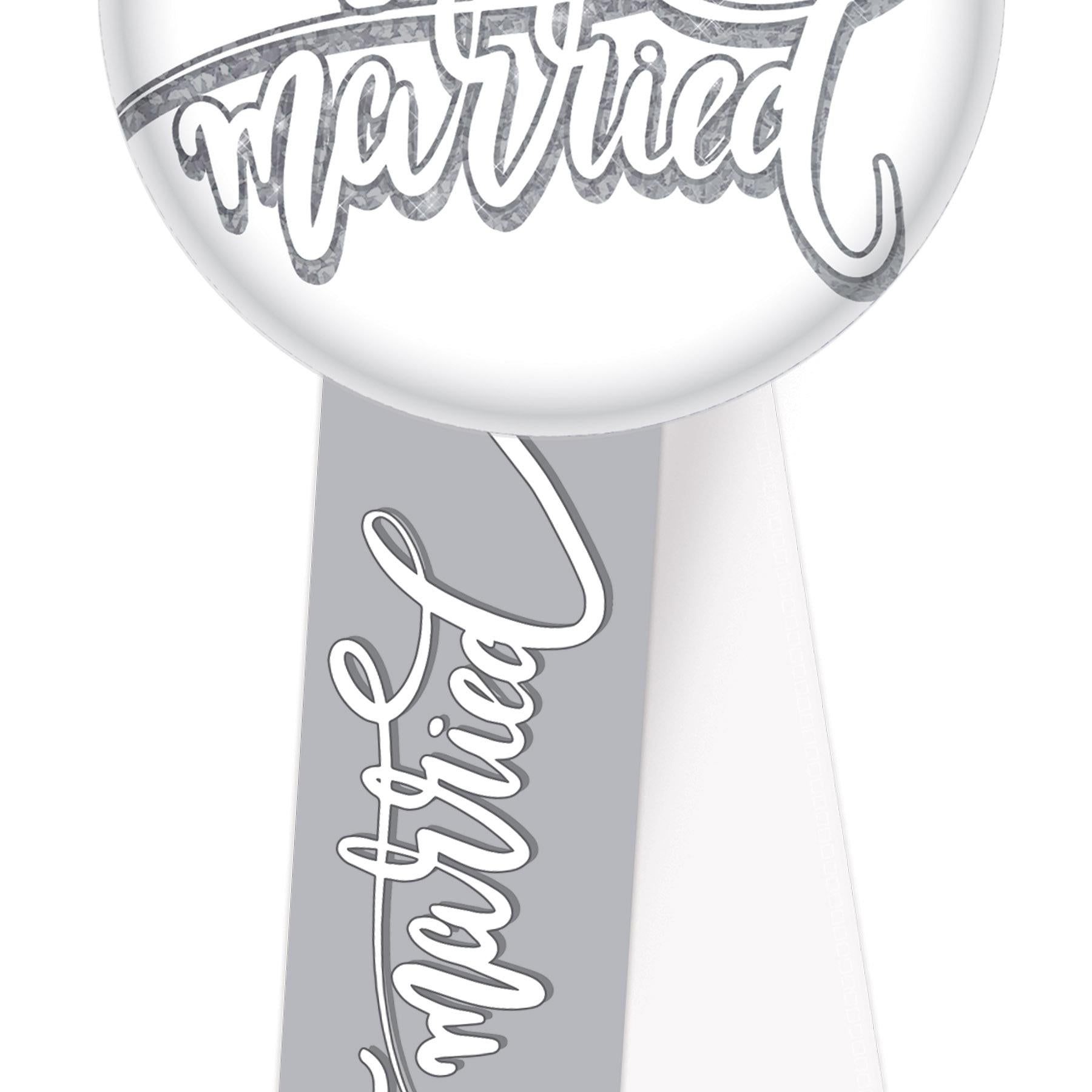 Beistle Just Married Rosette (Case of 6)