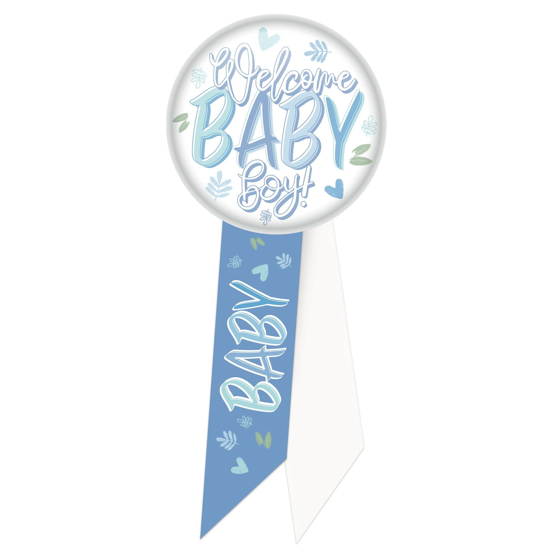 Beistle Welcome Baby Boy! Rosette (Case of 6)