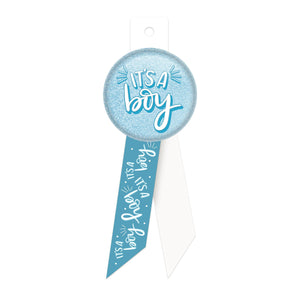 It's A Boy Rosette (Case of 6)