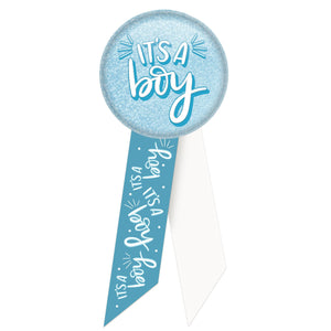 Beistle It's A Boy Rosette (Case of 6)