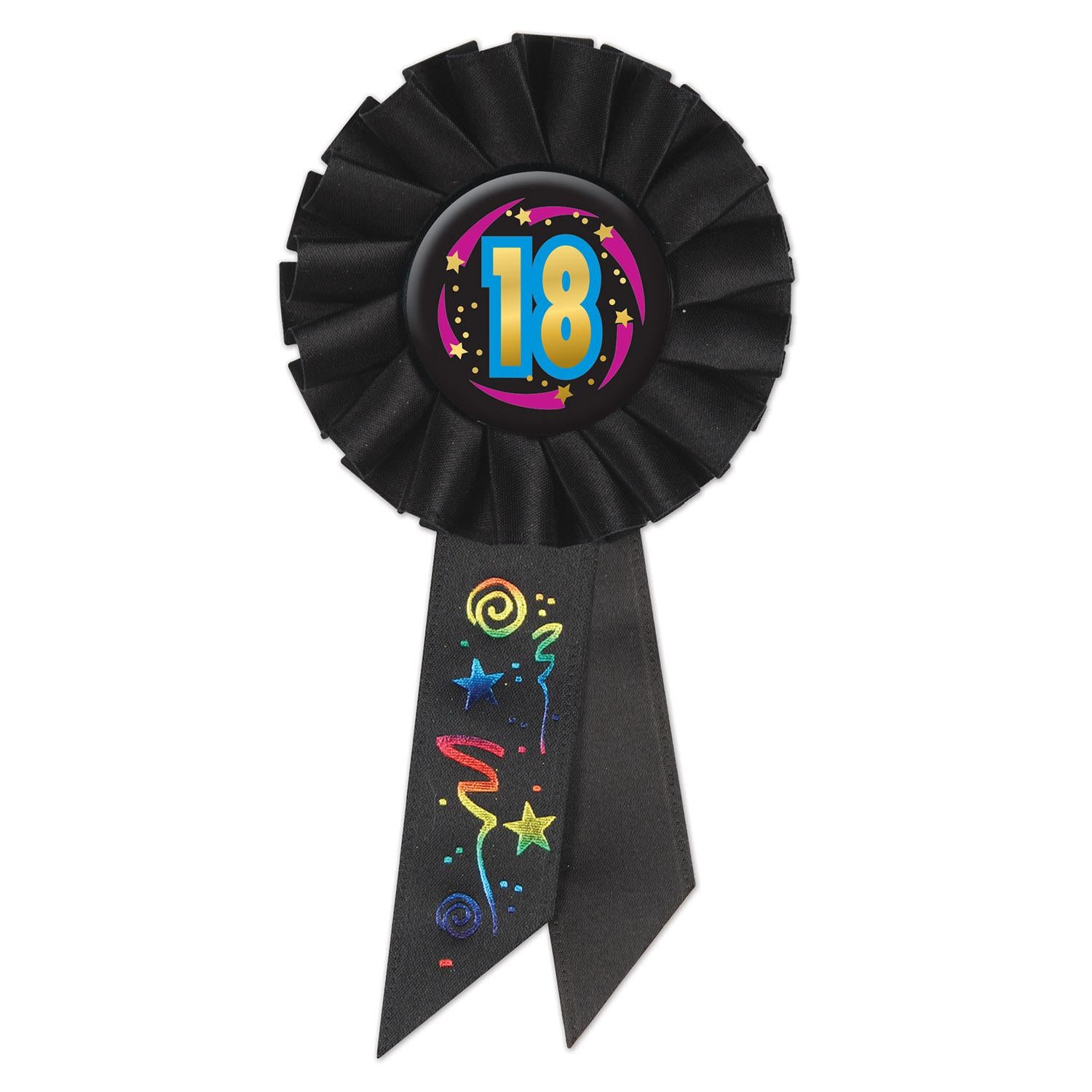 Beistle 18th Birthday Rosette