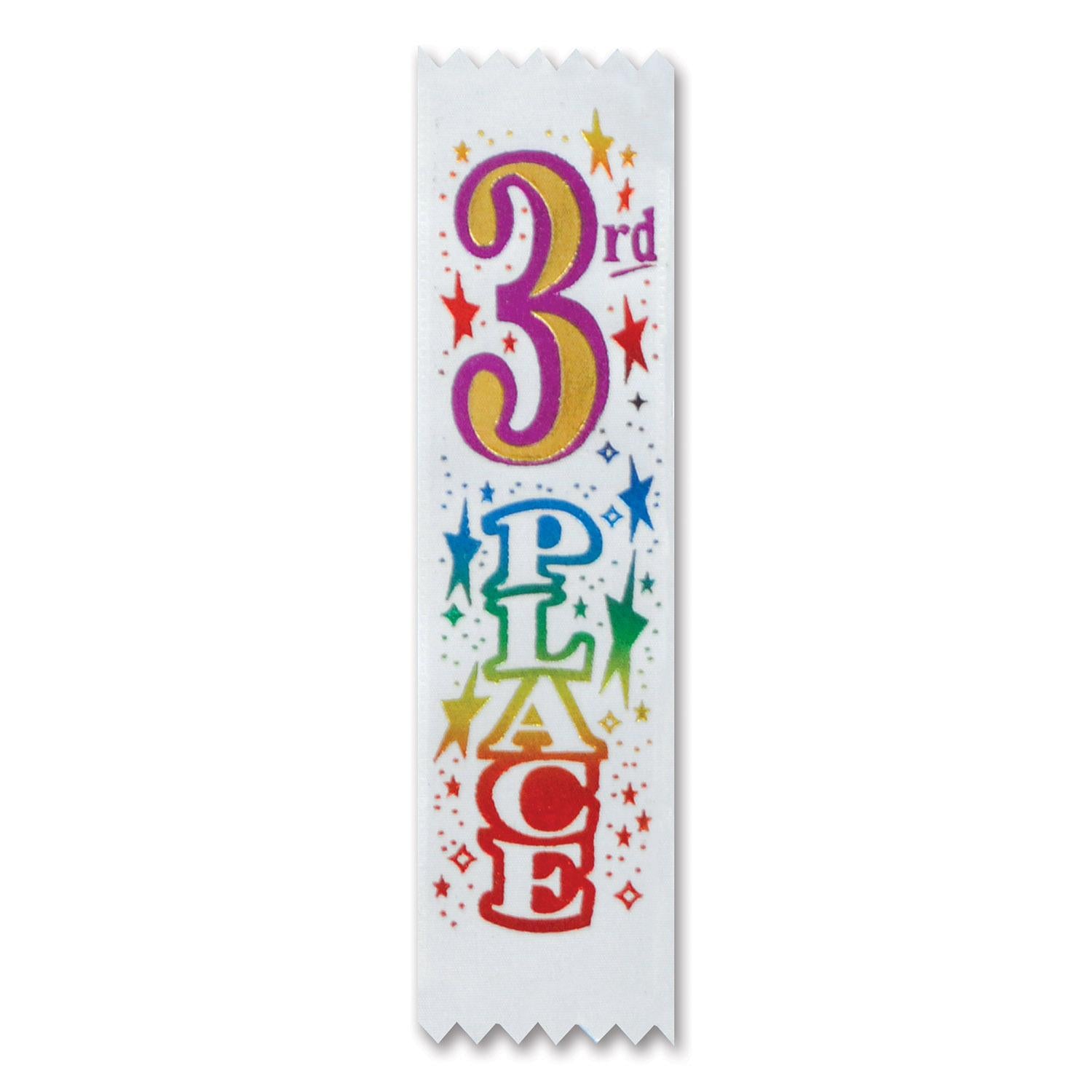 Beistle 3rd Place Value Pack Ribbons (10/Pkg)