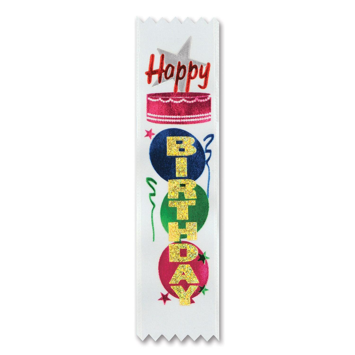 Beistle Happy Birthday Value Pack Ribbons (10/Pkg)