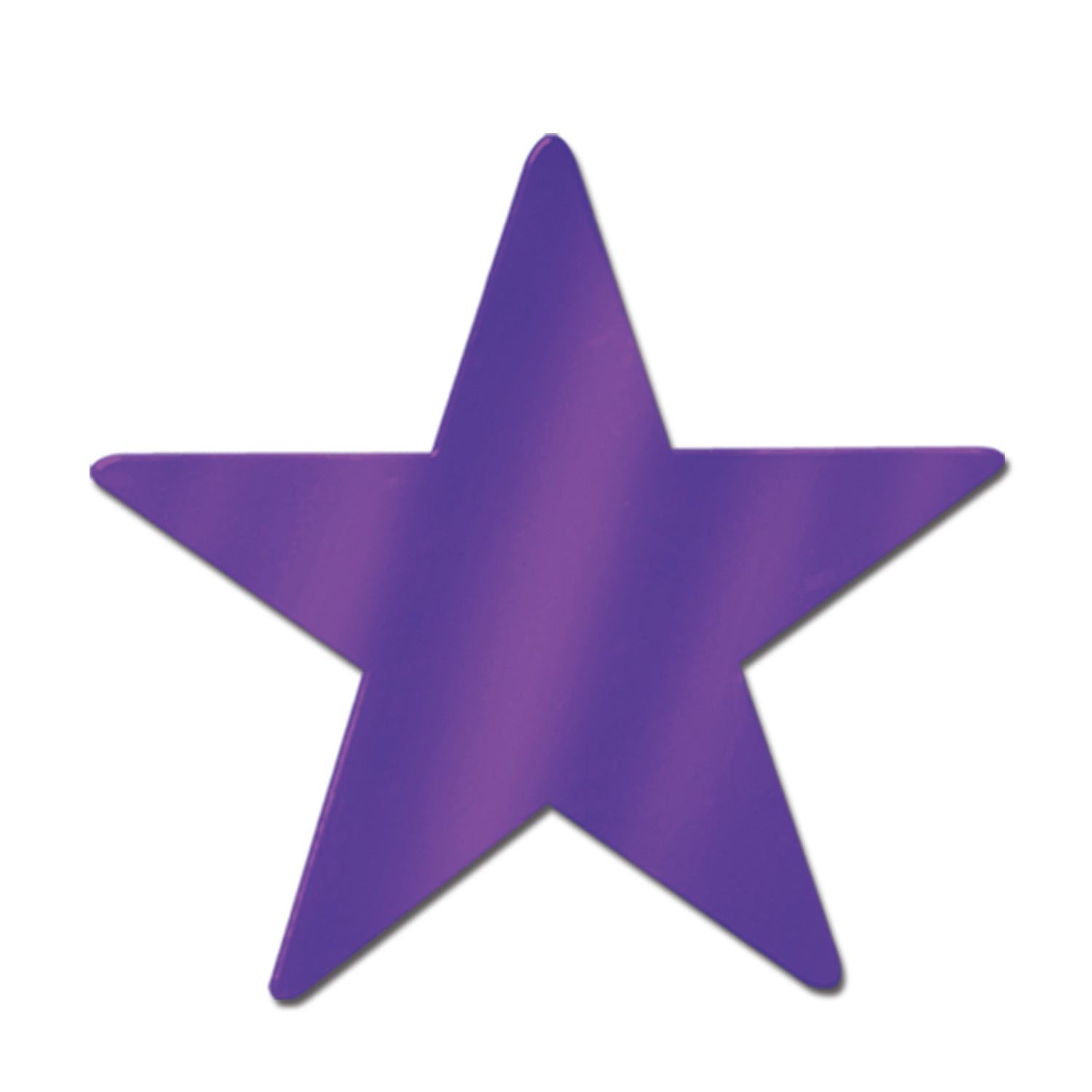 15 Inch Foil Party Star Cutout- Purple